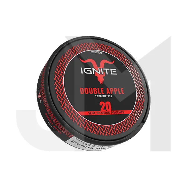 12mg Ignite Double Apple Slim Nicotine Pouch - 20 Pouches