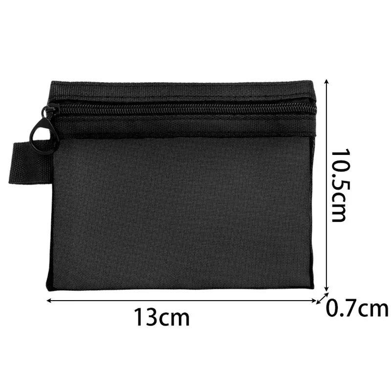 1/3pcs Mesh Clear Cosmetic Bags – Small & Large Black Makeup Bag, Portable Travel Toiletry Organizer, Lipstick Storage Pouch