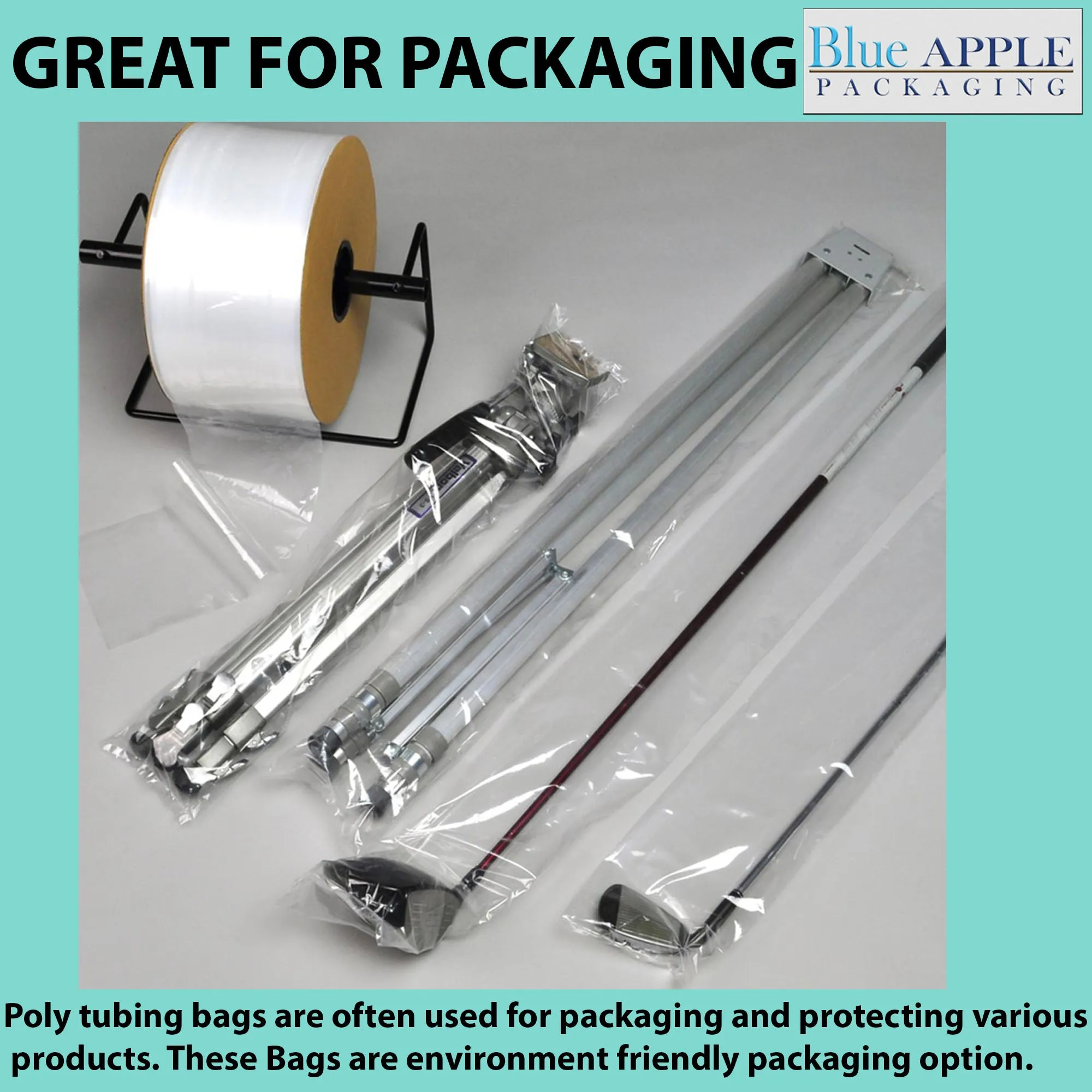 15 inch x 1450ft Poly Tubing Roll 3 Mil LDPE Low Density