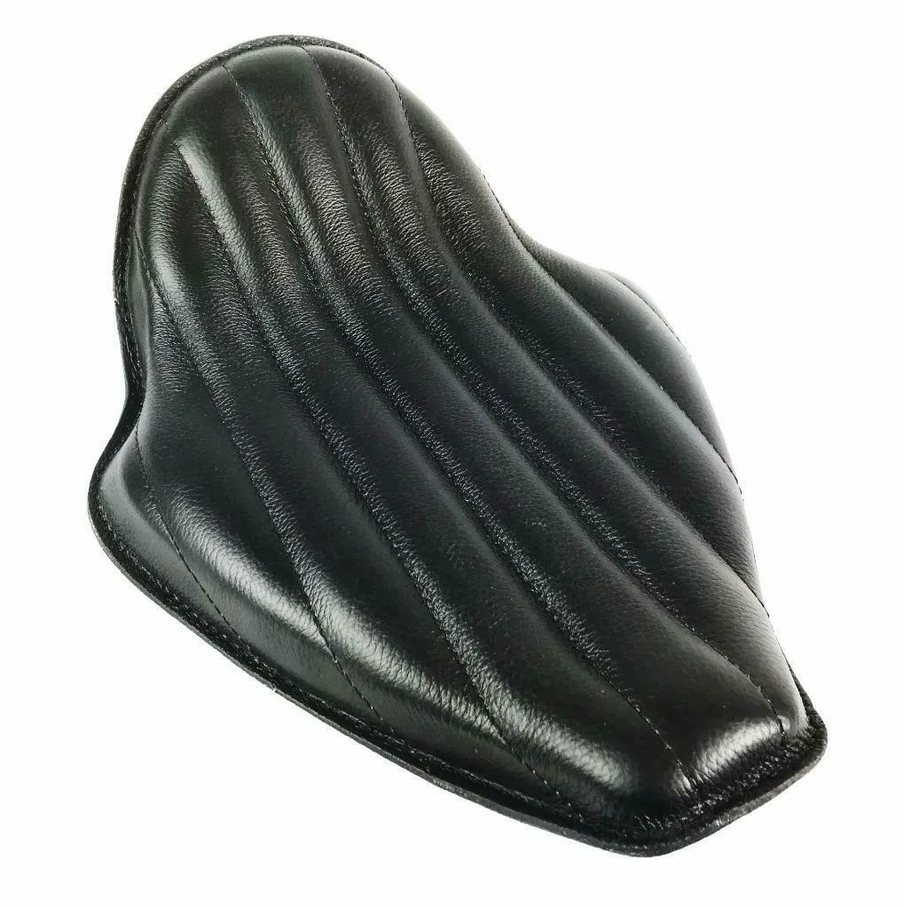 2010-2022 Harley Sportster On The Frame Seat Kick UP Blk Tuck Roll Leather Seat