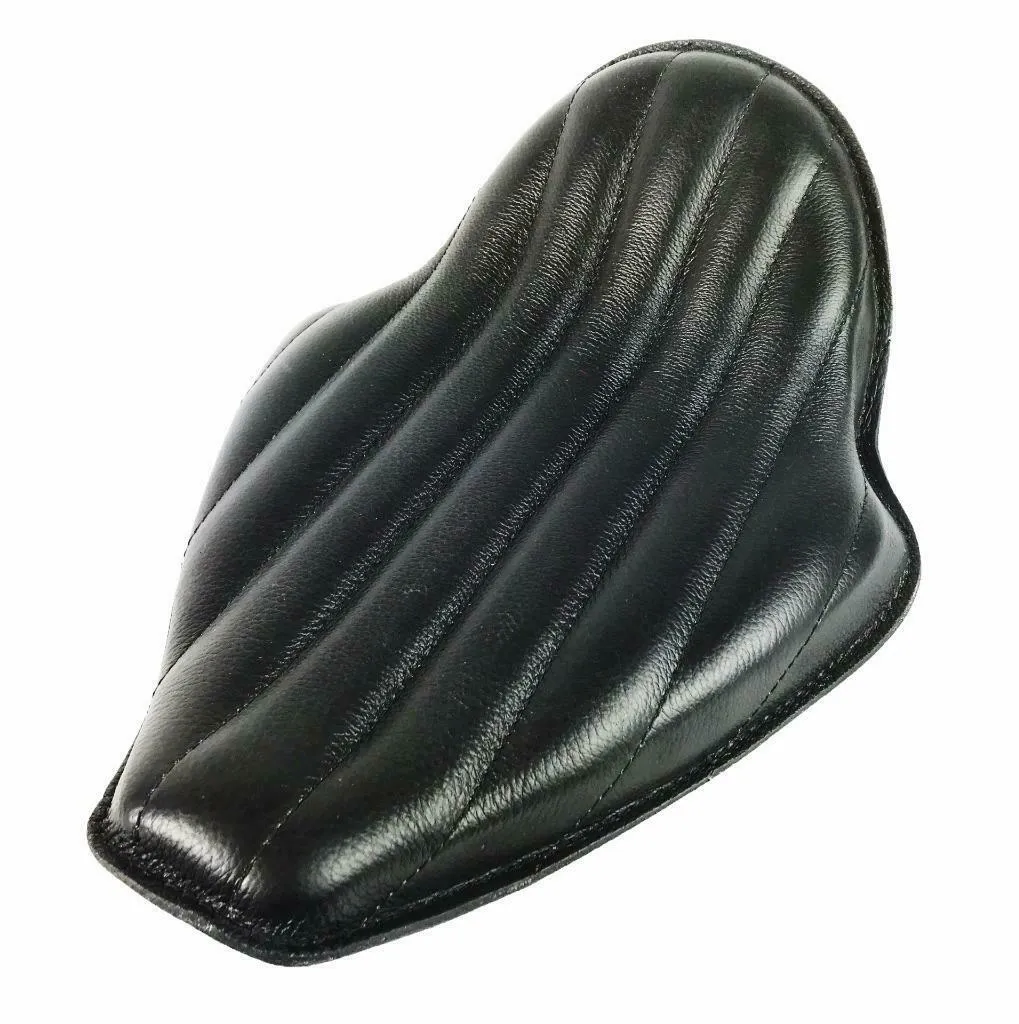 2010-2022 Harley Sportster On The Frame Seat Kick UP Blk Tuck Roll Leather Seat