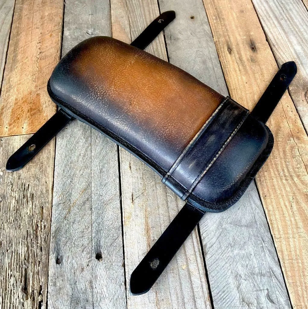 2015-2024 Indian Scout Bobber Passenger Seat Brown on Brown Dist Leather P-Pad