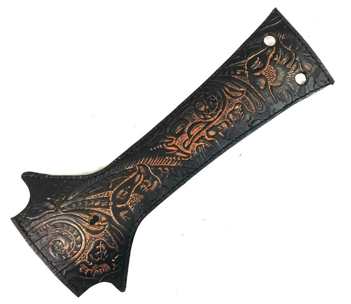 2018-2025 Harley Softail Tank Bib Slim Heritage Street Bob Deluxe Tooled Leather