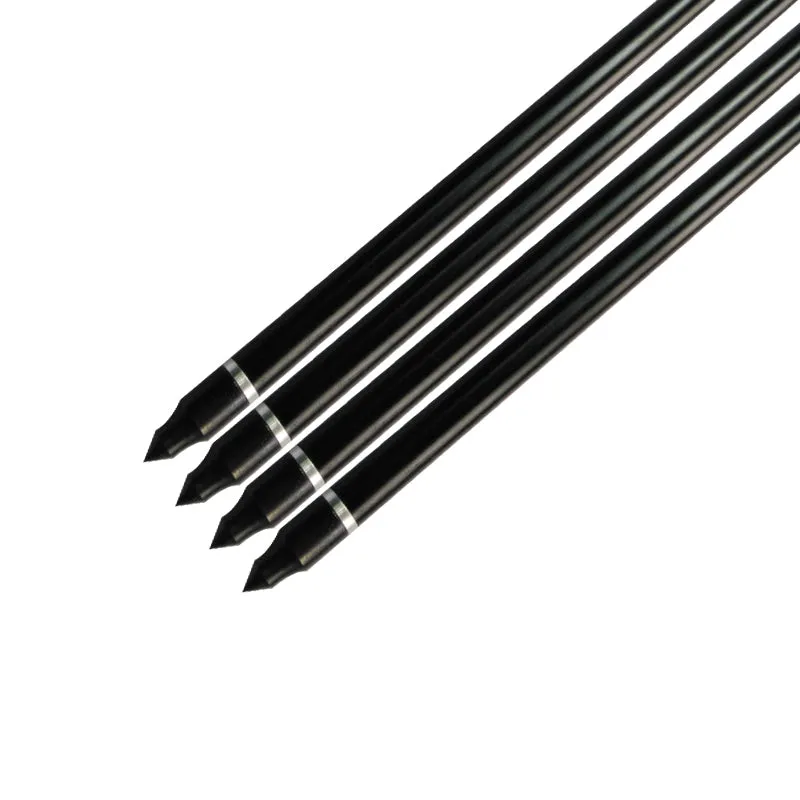 22-34inch 12pcs 2219 Black Aluminum Shaft Arrow Archery Compound Bow Recurve Bow Hunting