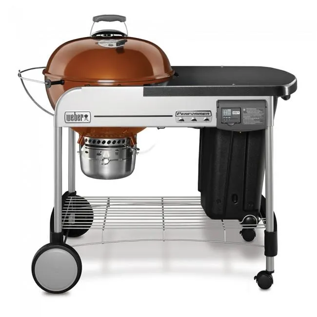 22" Performer Deluxe Charcoal Grill-COPPER