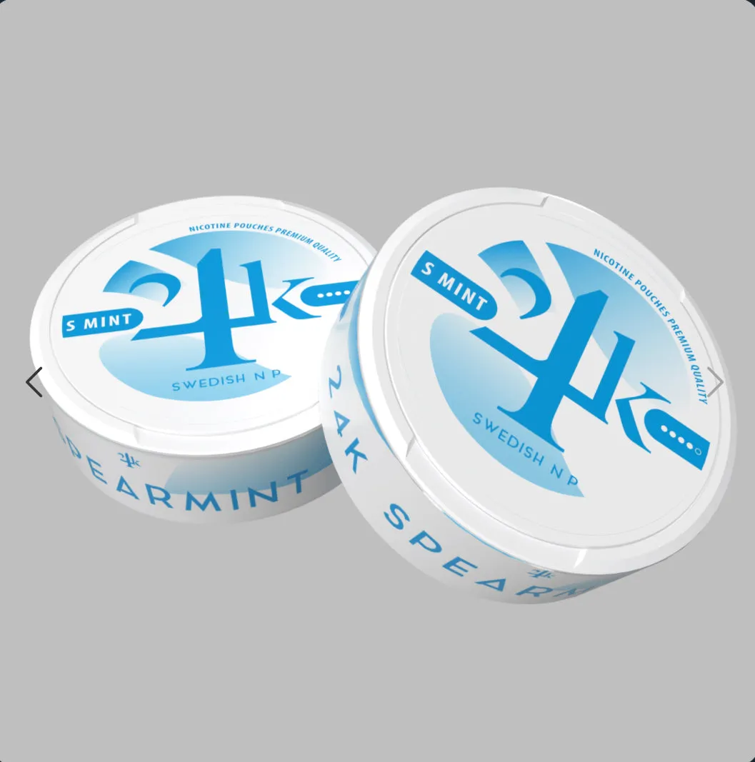 24K Spearmint   X Nicotine Pouches (20pcs/Can)