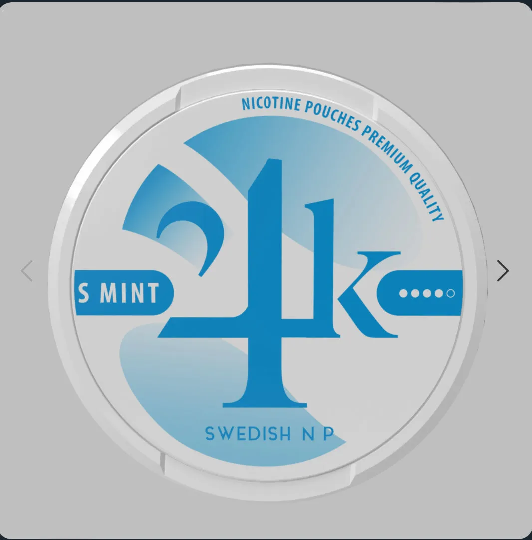 24K Spearmint   X Nicotine Pouches (20pcs/Can)