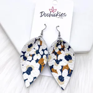 2.5" Fall Daisies Petal- Fall Earrings