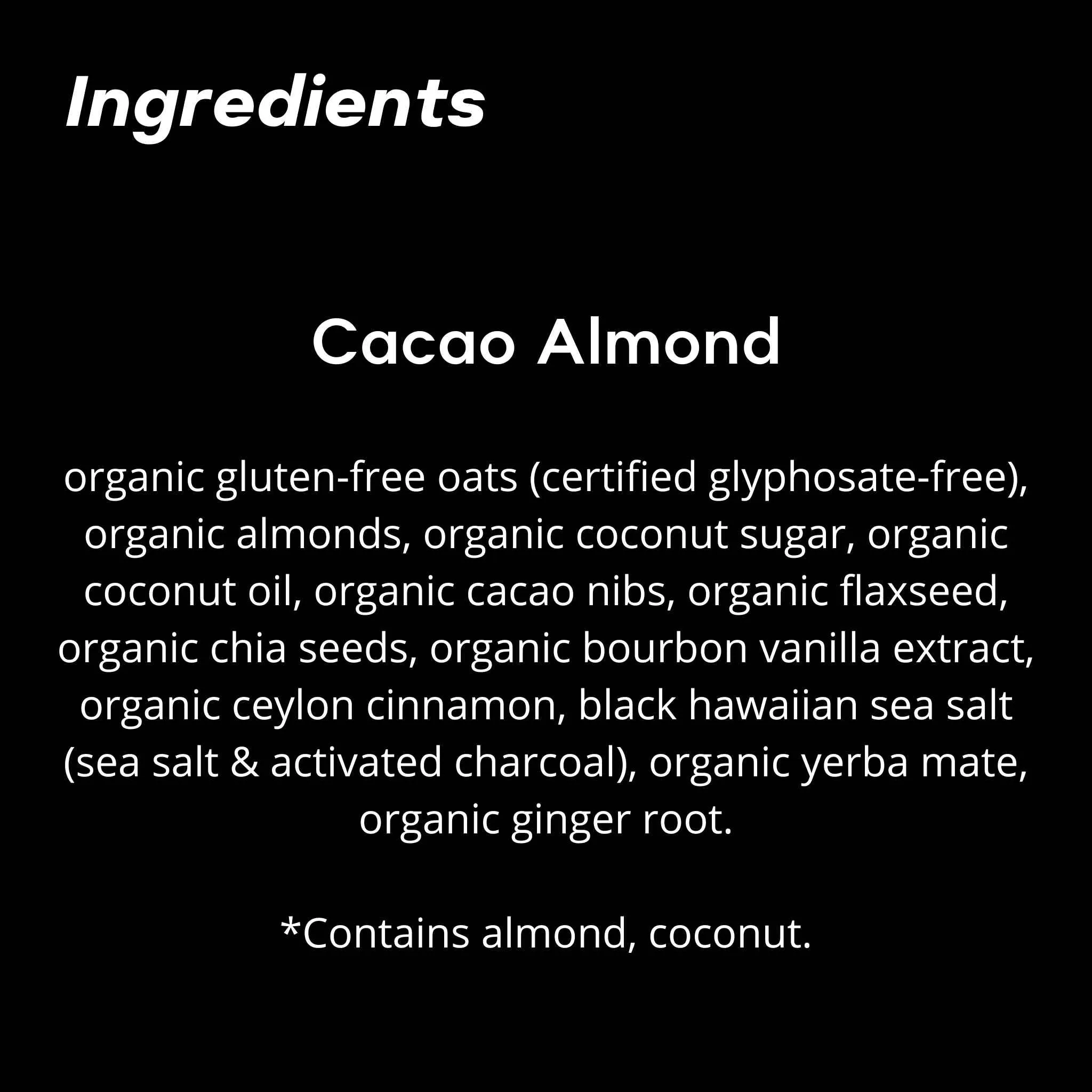 3 Pack Cacao Almond Granola