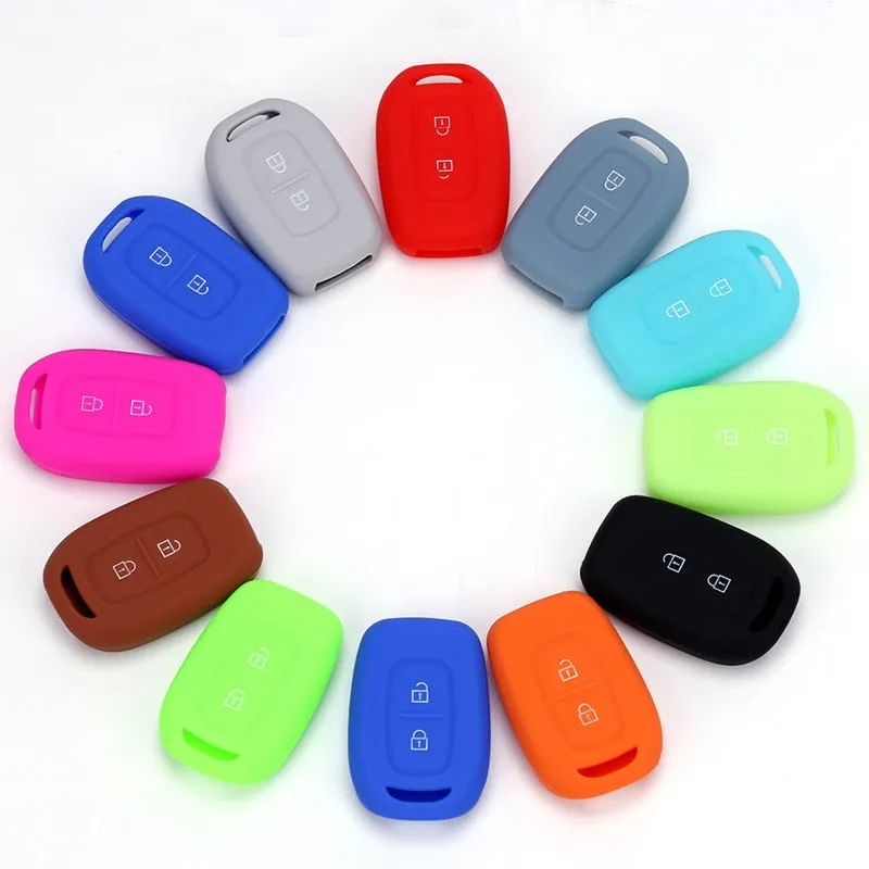 3pcs Silicone Car Key Cover Case