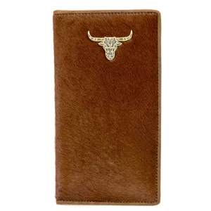 5001-A Brigalow Longhorn Brown Hair Wallet