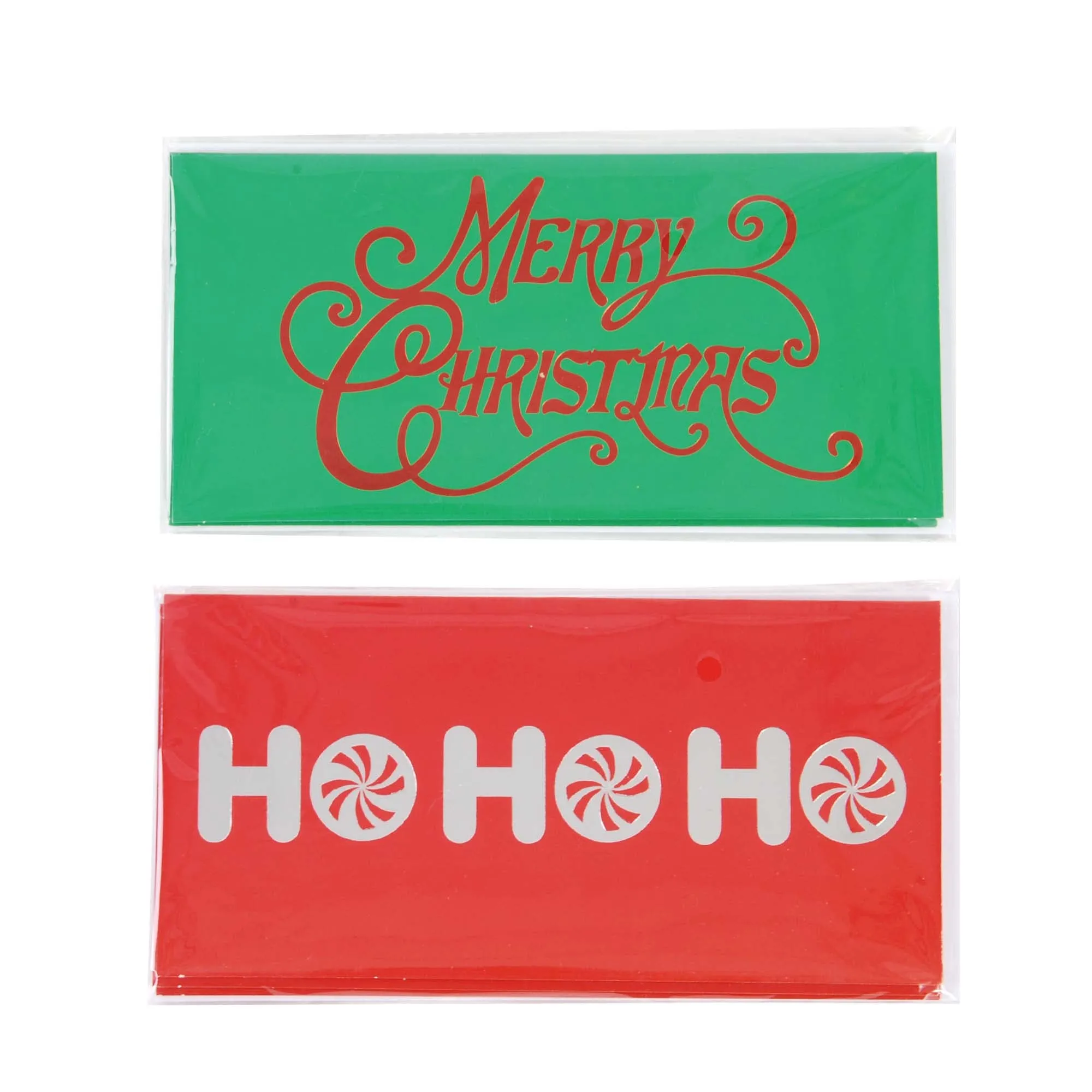 6Ct Gift Card/Money Holders With Hot Stamping  3.5" X 7.25", 2 Assortments , 4 Assortment