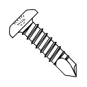 #8-18 x 3/4" Bi-Flex Phillips Pan Head Self-Drilling Screws #2 Point 5000 pack