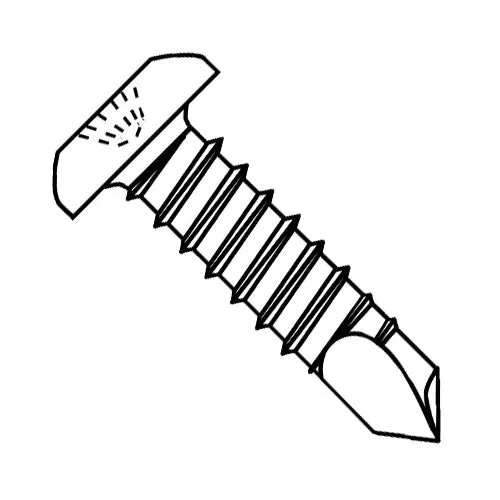 #8-18 x 3/4" Bi-Flex Phillips Pan Head Self-Drilling Screws #2 Point 5000 pack