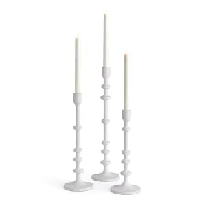 Abacus Taper Holders, Set Of 3