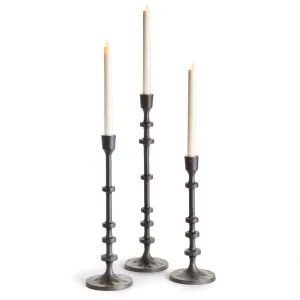 Abacus Taper Holders, Set Of 3