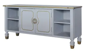ACME House Marchese TV Stand in Pearl Gray 91993