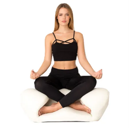 Alexia Meditation Seat - Leather - White