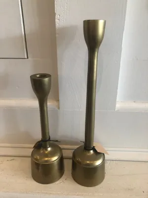 Antique Brass Taper Holder