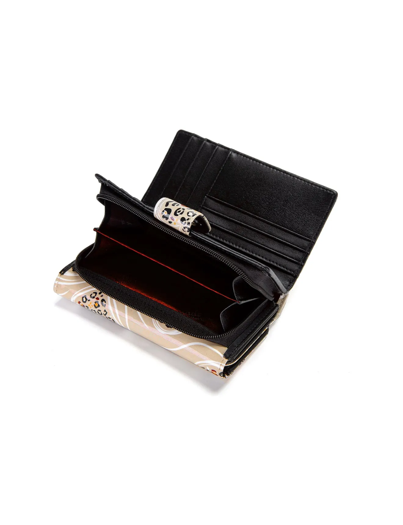 APHRODITE MED LEATHER RFID WALLET- WSF2302-SALE