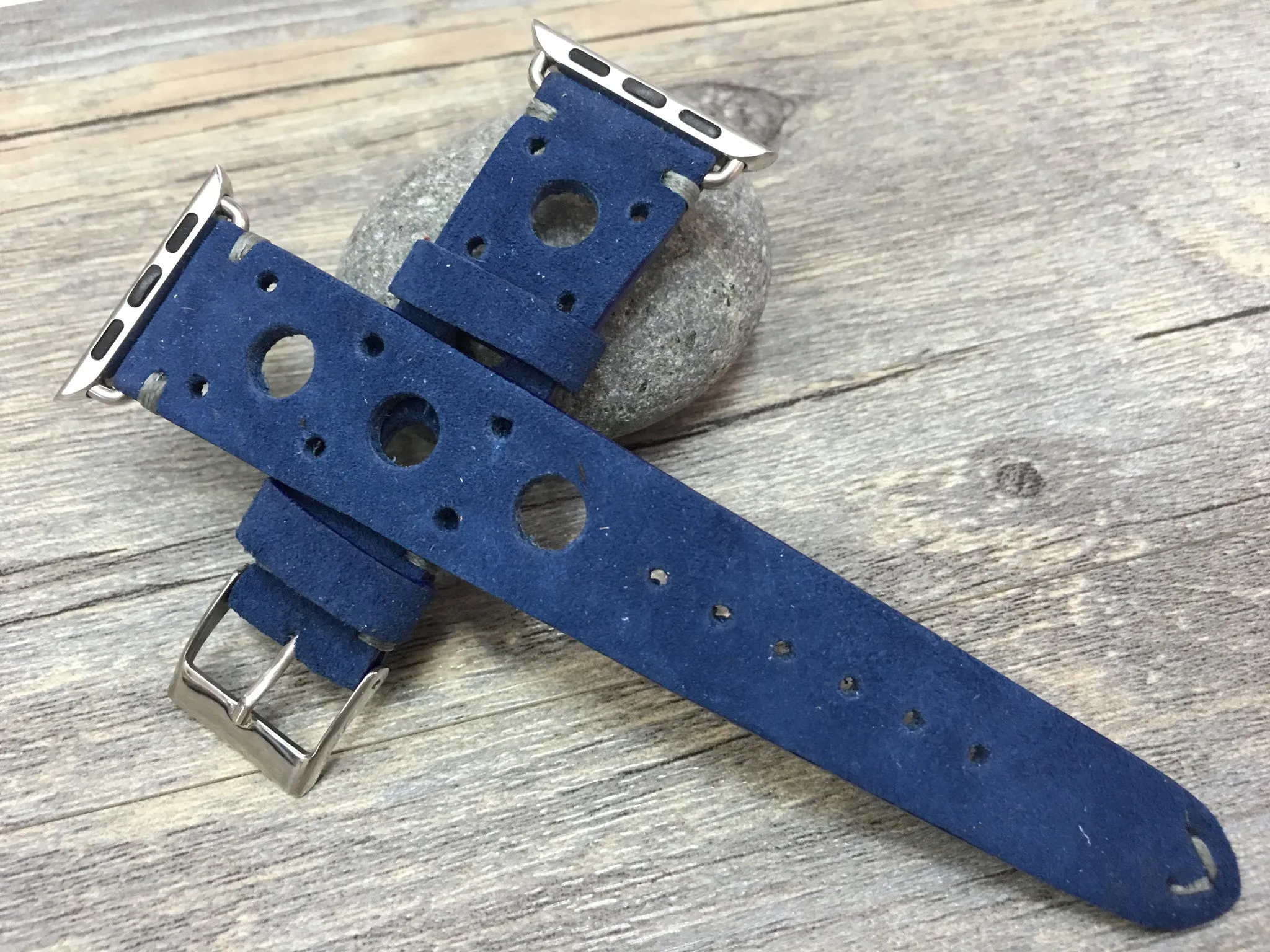 Apple Watch Band, Apple Watch Ultra 49mm 45mm Watch Strap, Suede Blue Apple Watch Band & Strap, iWatch Band, Smart Watch Band Replacement