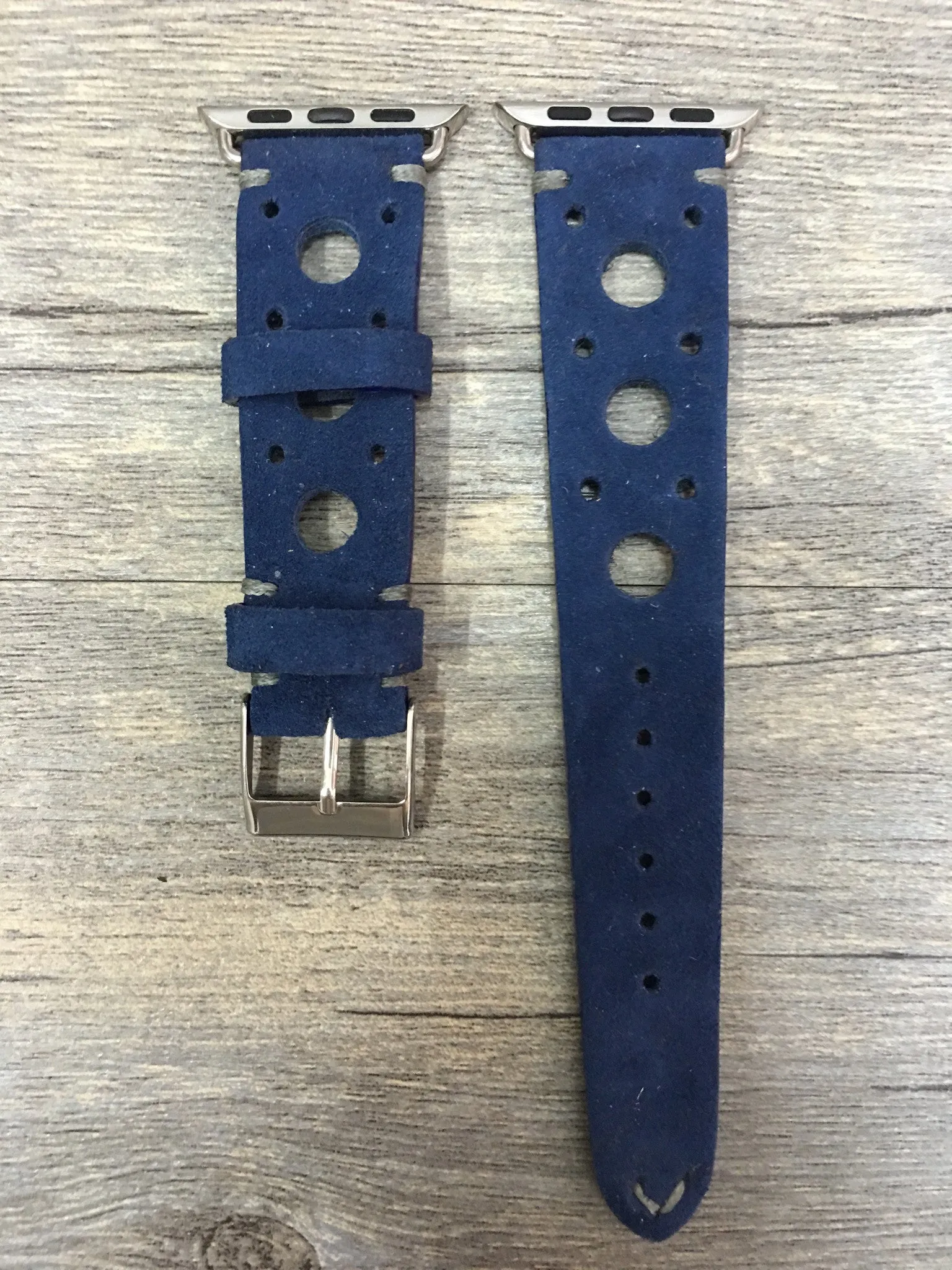 Apple Watch Band, Apple Watch Ultra 49mm 45mm Watch Strap, Suede Blue Apple Watch Band & Strap, iWatch Band, Smart Watch Band Replacement