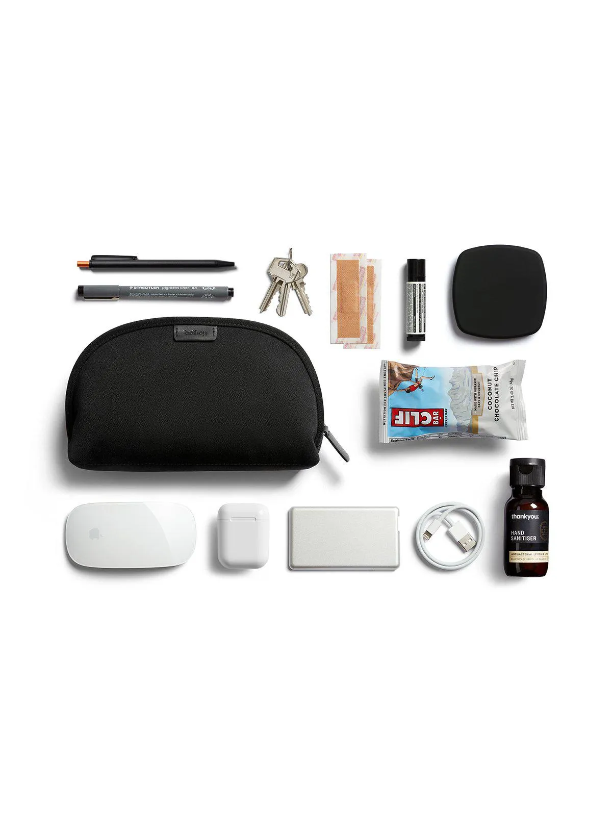 Bellroy Classic Pouch Melbourne Black Recycled