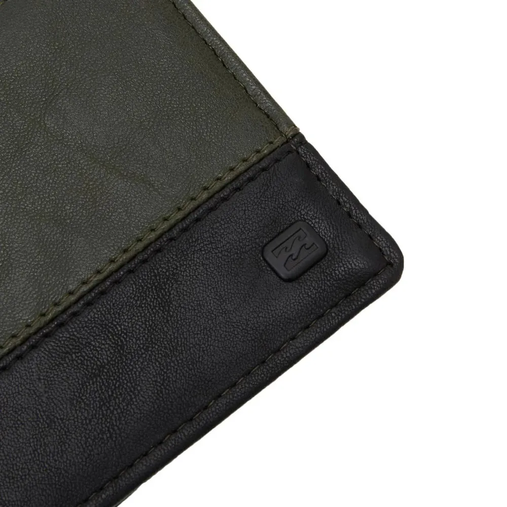 Billabong Dimension Faux Leather Bi-Fold Wallet