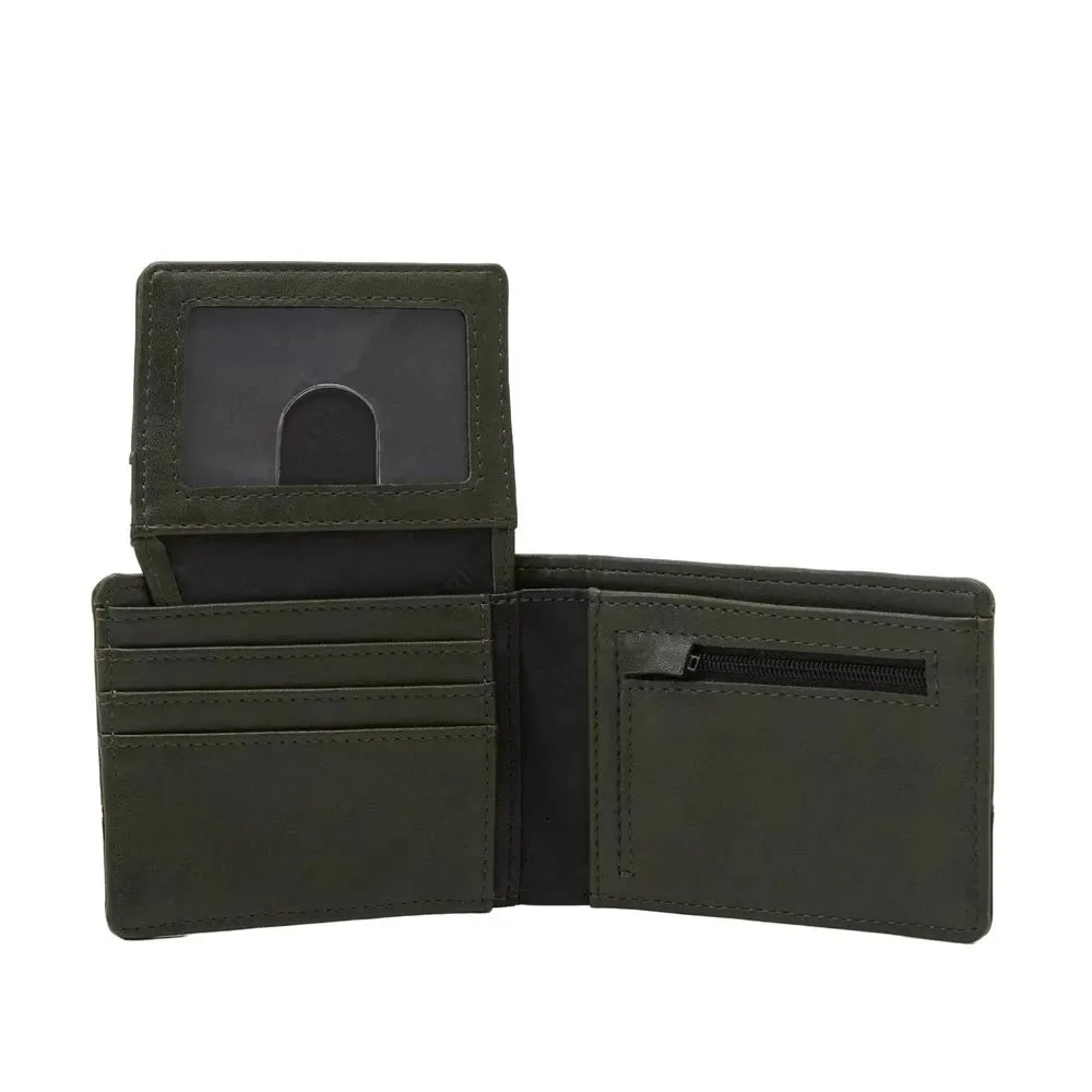 Billabong Dimension Faux Leather Bi-Fold Wallet