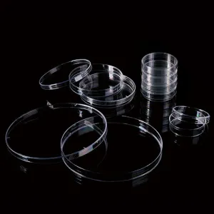 Biologix 66-1515 Petri Dishes PS w Triple-Vented Lid, Stackable Design, 150mm x 15mm (Pack of 200)