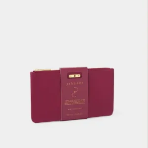 Birthstone Zipper Pouch