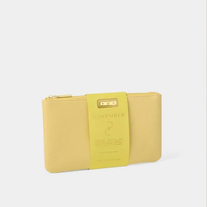 Birthstone Zipper Pouch