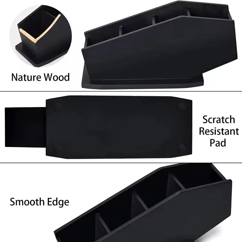 Black Gothic Coffin Shaped Desk Makeup Storage Organkser