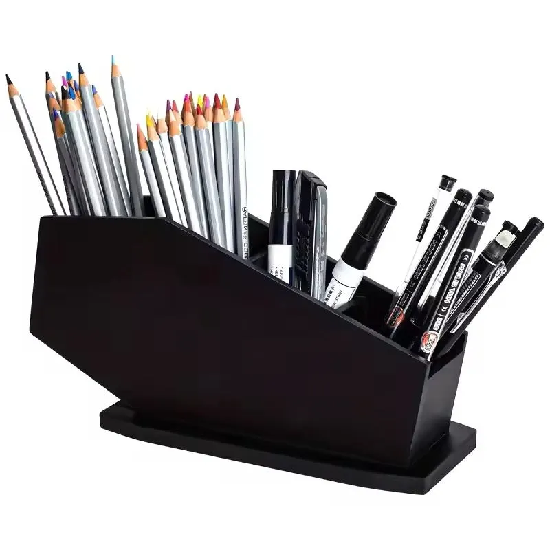 Black Gothic Coffin Shaped Desk Makeup Storage Organkser