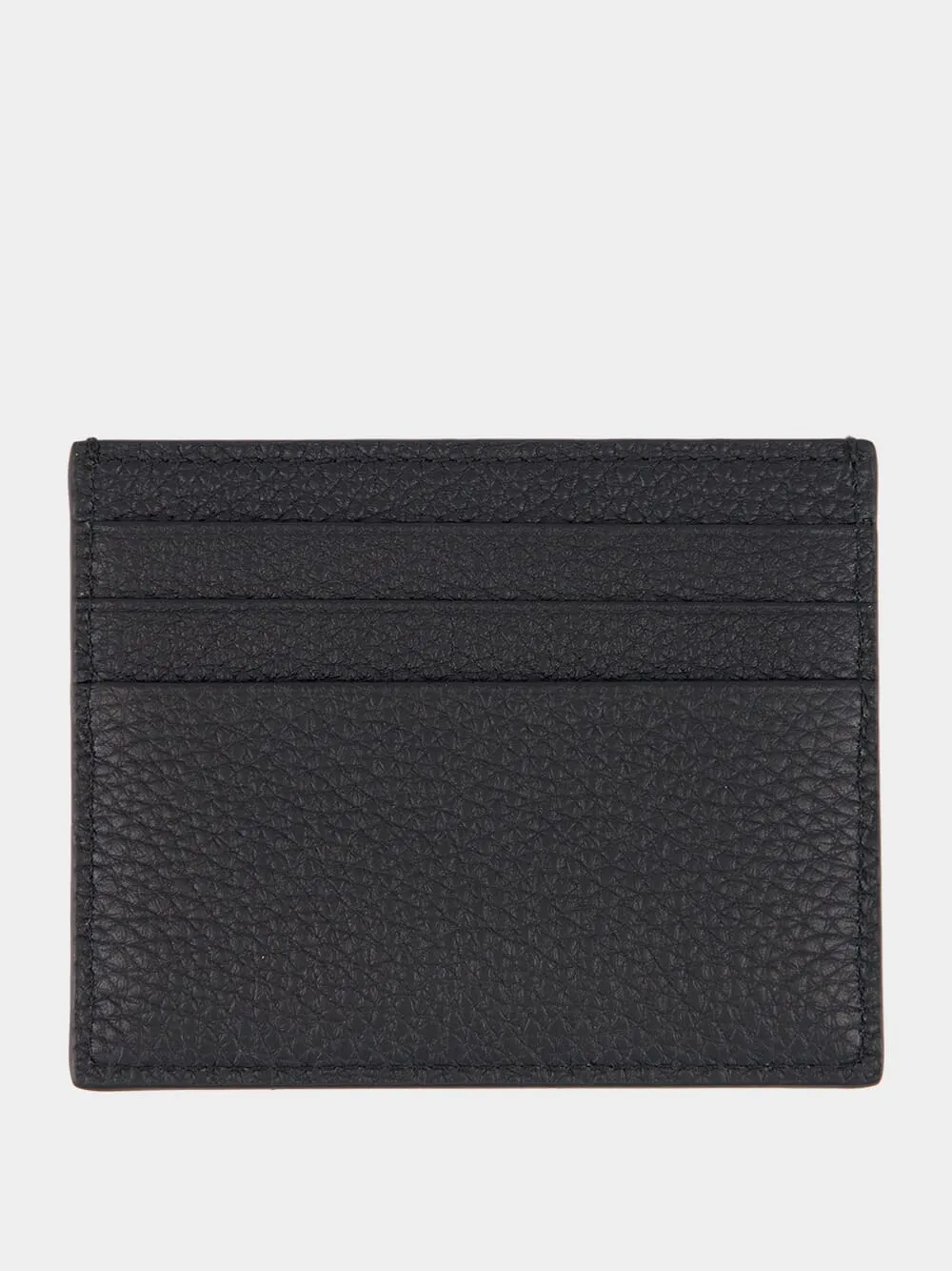 Black Leather Card Holder