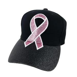 Black "Breast Cancer Awareness" Hat