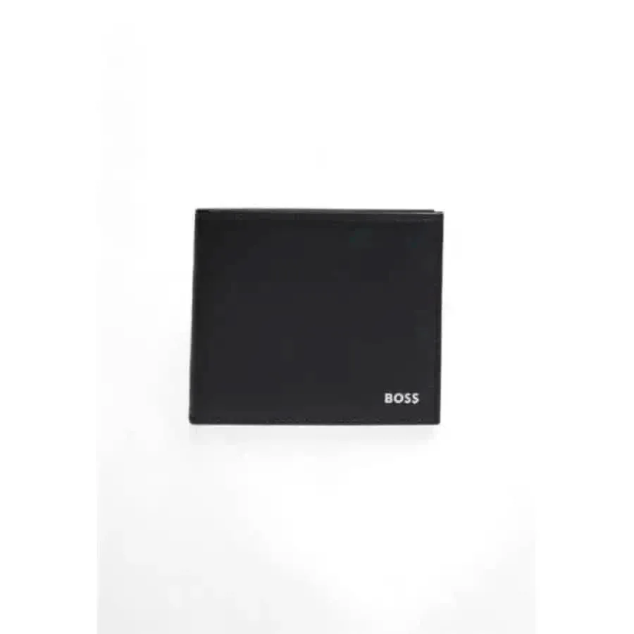 Boss Men Black Leather Wallet
