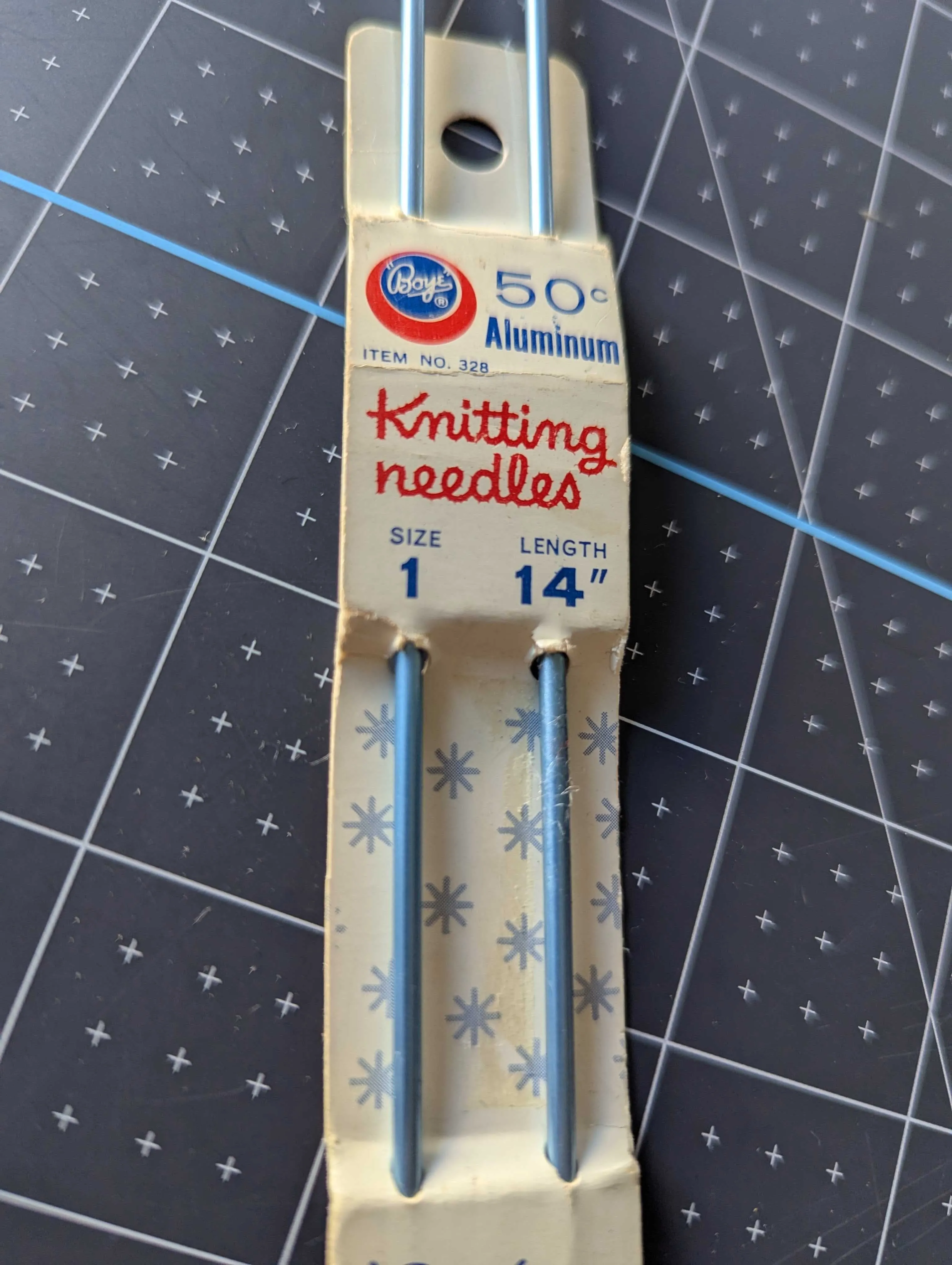 Boye Kniting Needles #328 - Size 1 - 14"