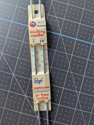 Boye Kniting Needles #328 - Size 1 - 14"