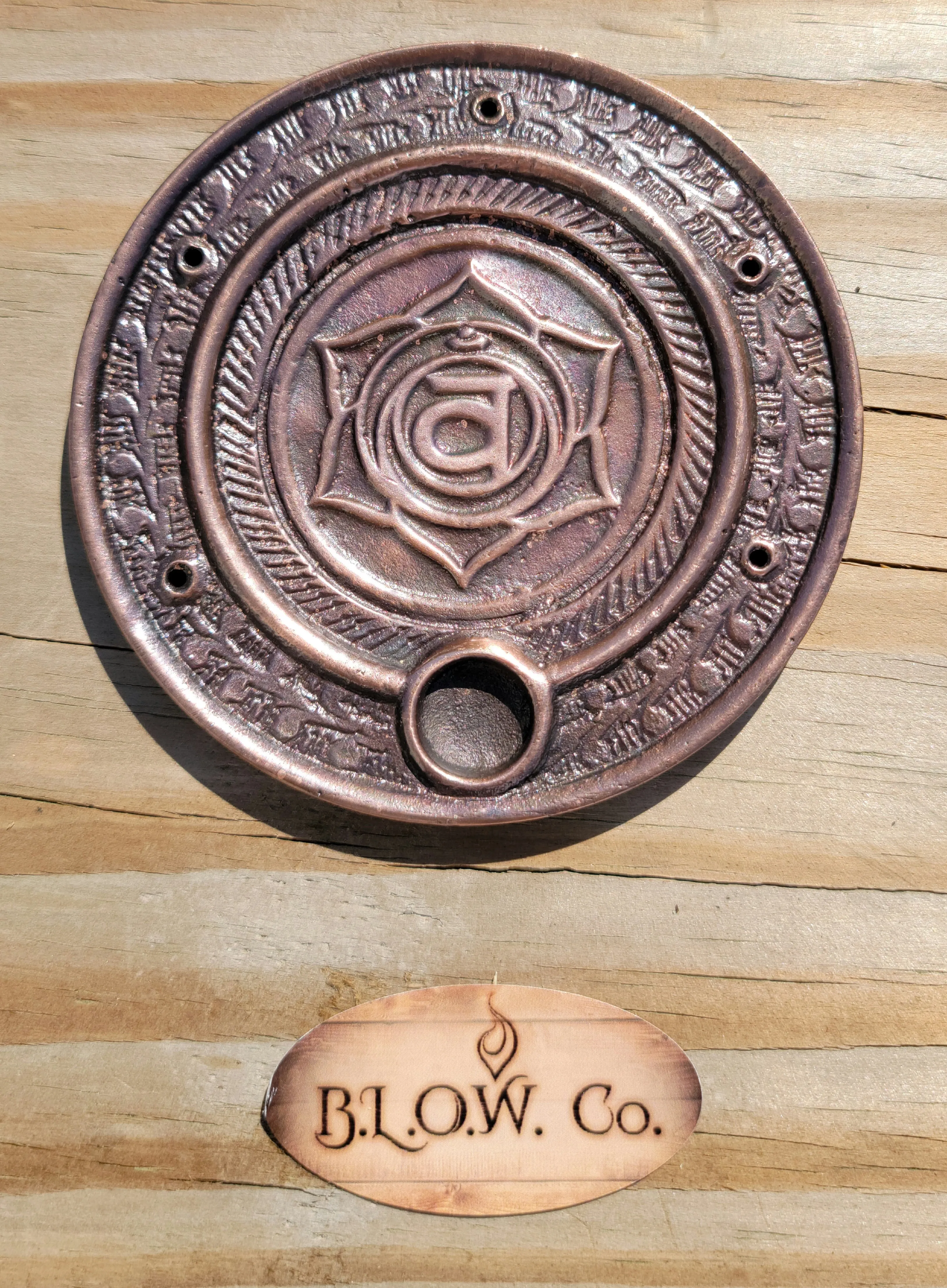Brass Chakra Incense Holders