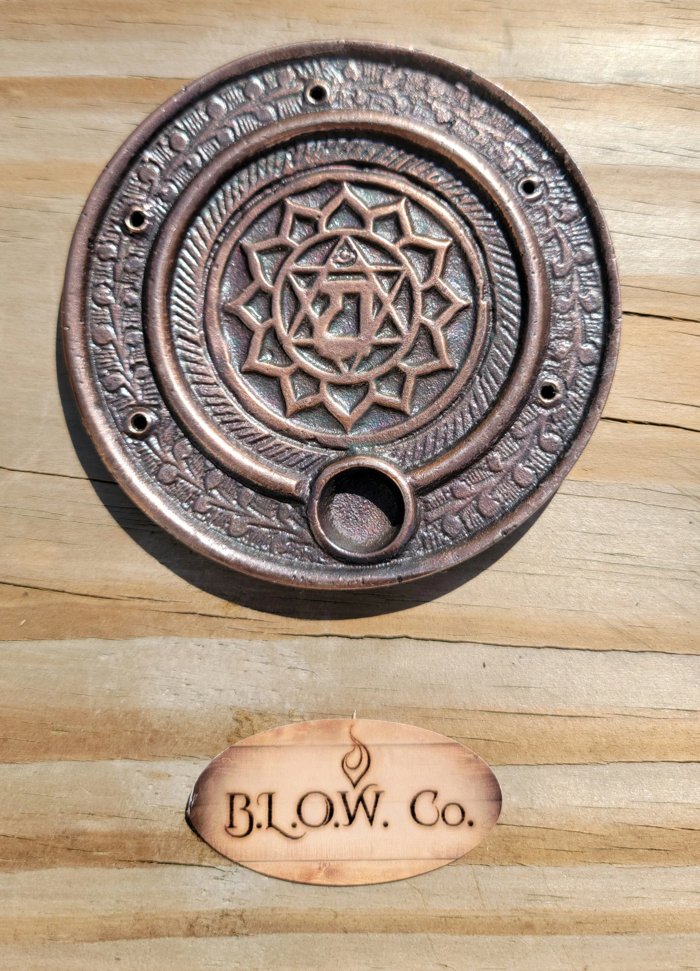 Brass Chakra Incense Holders