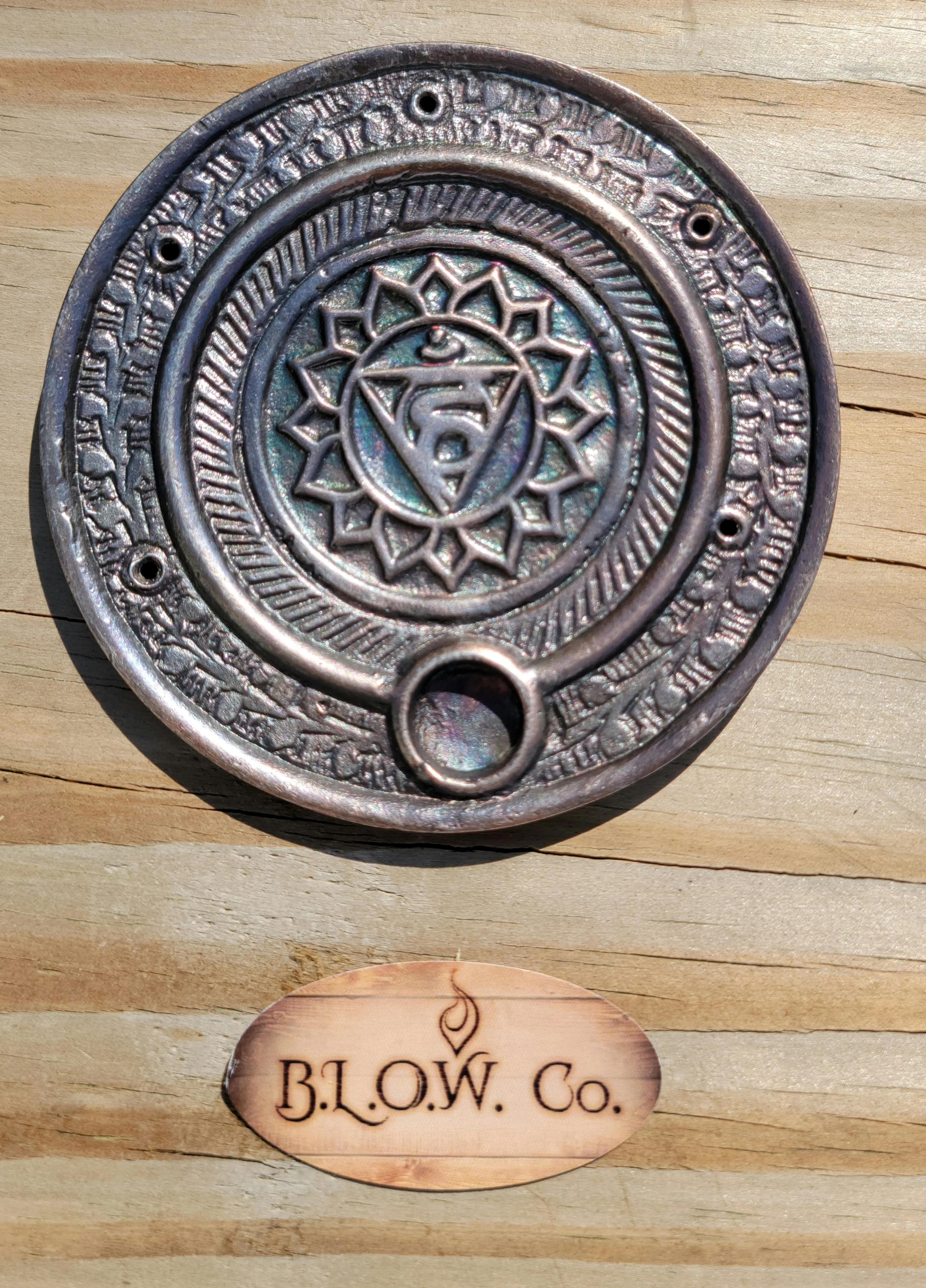 Brass Chakra Incense Holders