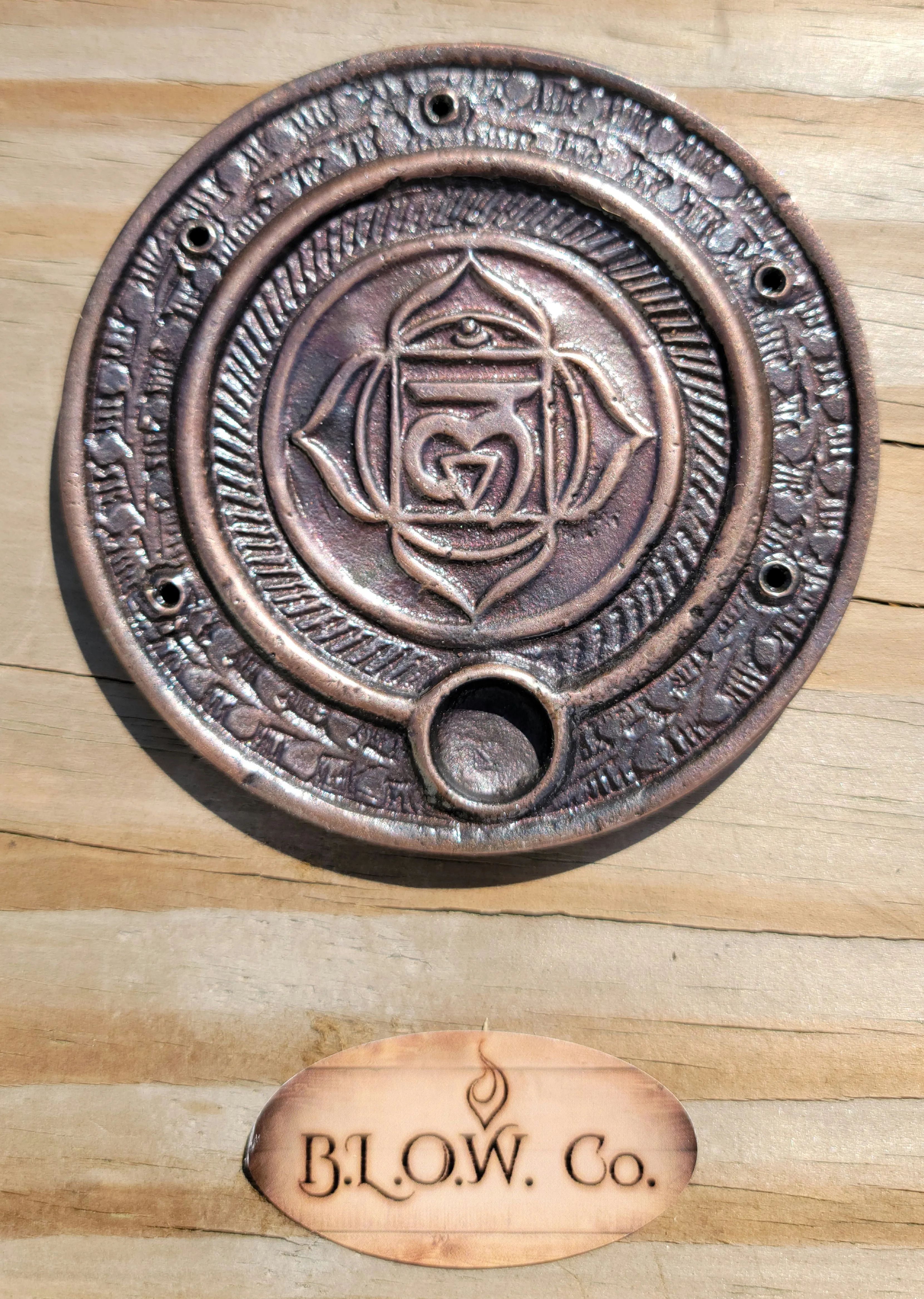Brass Chakra Incense Holders