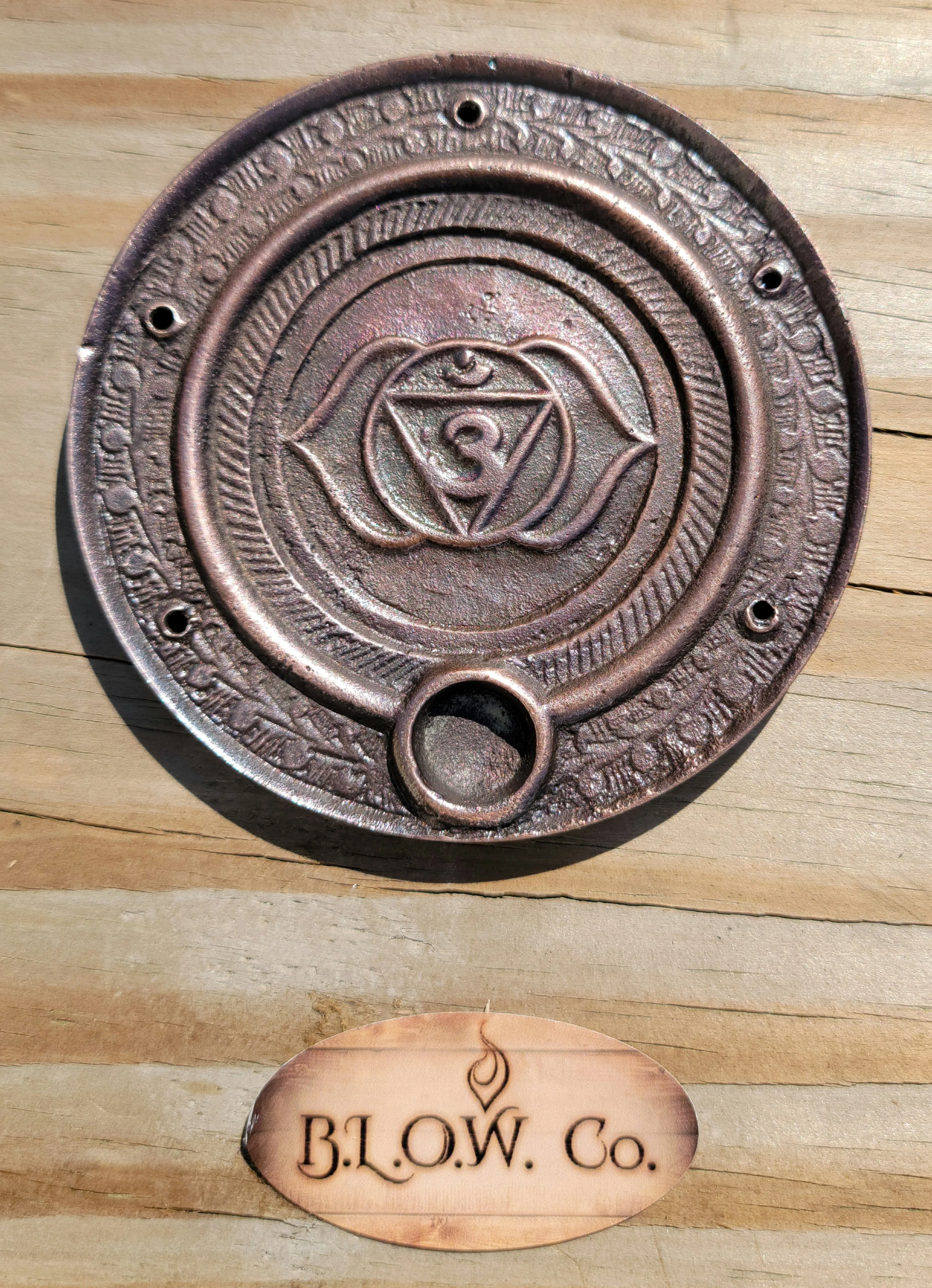 Brass Chakra Incense Holders