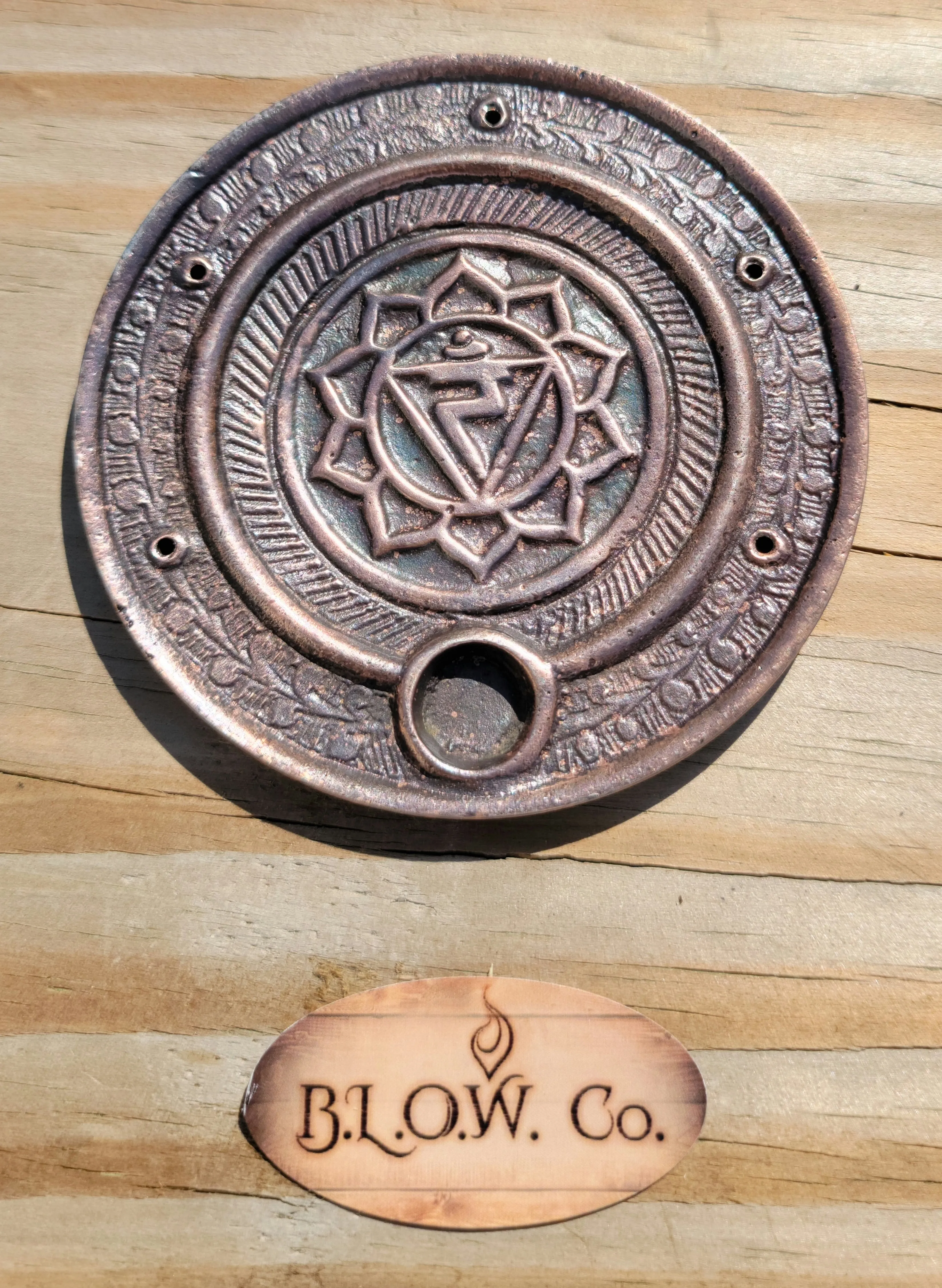 Brass Chakra Incense Holders