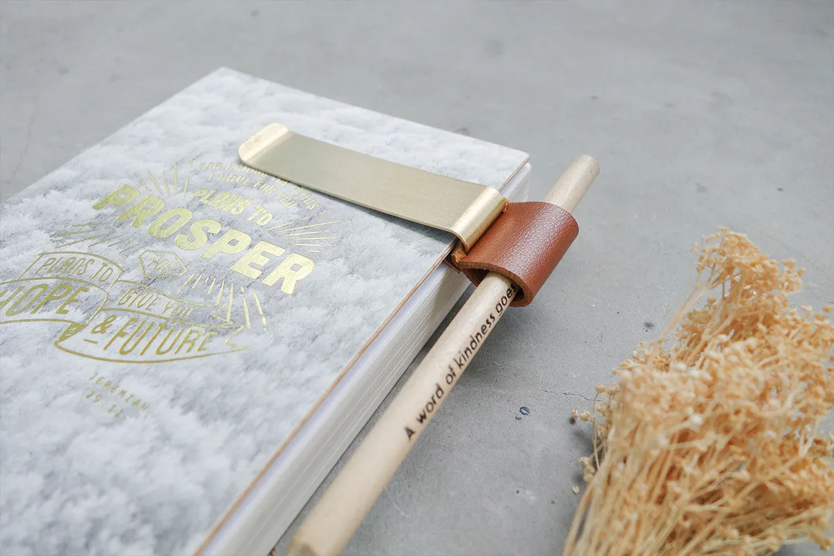 Brass Pen Holder - Notebook