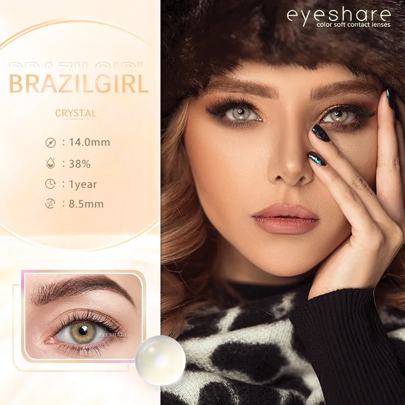 Brazilgirl Ochre 14.0mm 1 Pair | 1 Year