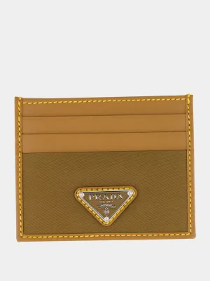 Brown Re-Nylon Card Holder