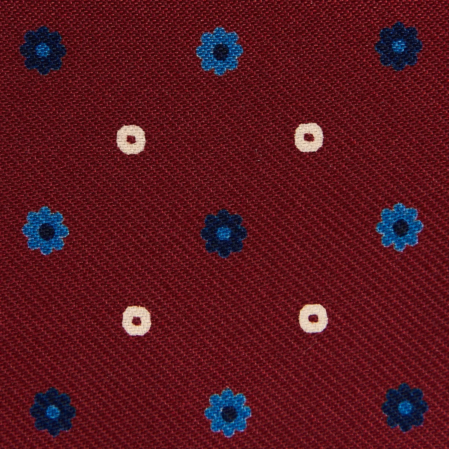 BURGUNDY SILK AND LEATHER FOLDING CARD HOLDER