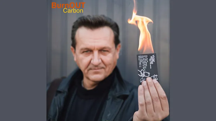 BURNOUT 2.0 CARBON RED by Victor Voitko (Gimmick and Online Instructions)